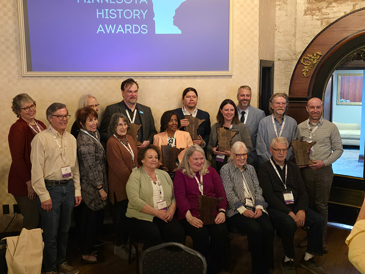Group shot of 2025 Minnesota History Awards Winners